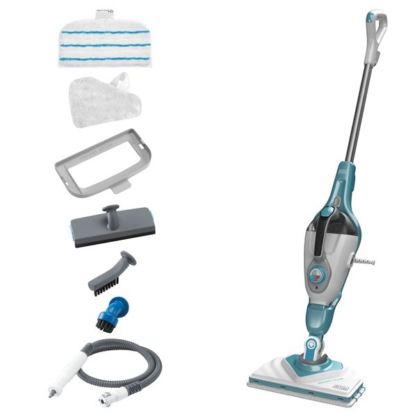 BLACK+DECKER 1600W steam-mop + Delta Head + 7 Accessories