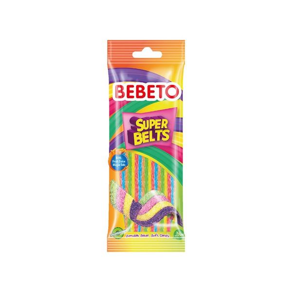 Bebeto Super Belts R/Bow - 4 Pack x 75g