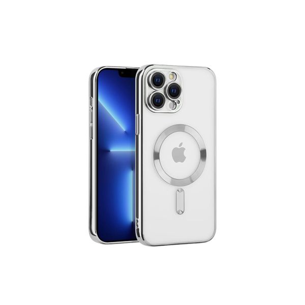 Electroplated Cover Compatible with iPhone 11 Pro Max - Silver