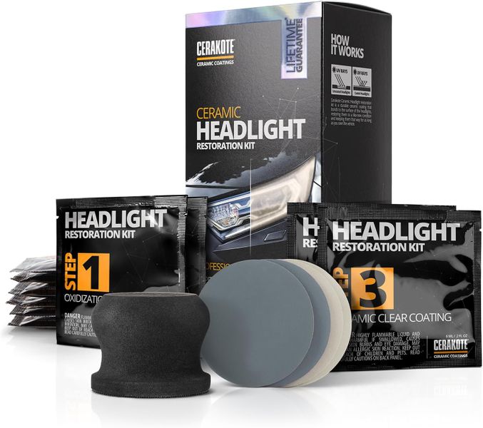 Cerakote Ceramic Headlight Restoration Kit - 10 Wipe Kit