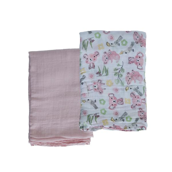 Snuggletime Bamboo Muslin Receiver 2 Pack