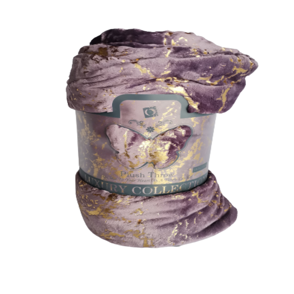 Plush Throw Luxury Collection - Purple