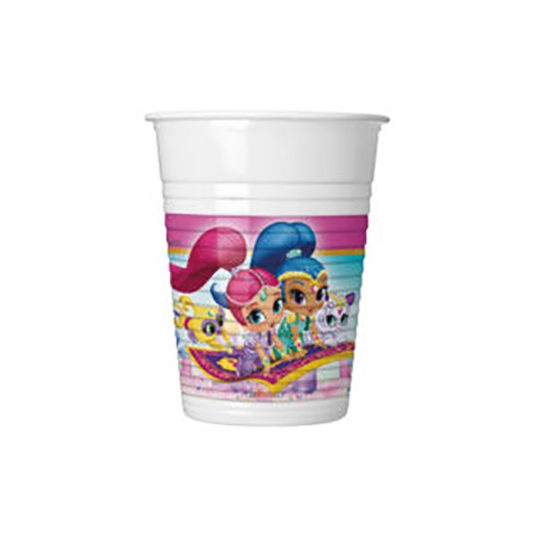Shimmer&amp;Shine Gliter Friends Plstic Cups 200Ml