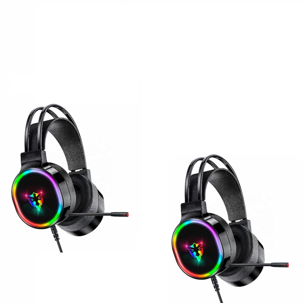 2Pack-G607 noise cancelling headphones 7.1 surround sound gaming headphones