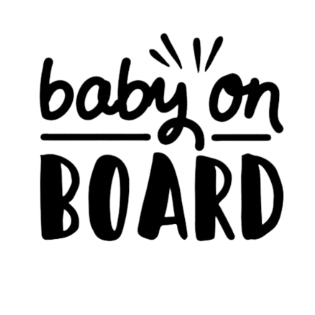 Baby on Board Sign Decal Sticker - BOB 006 | Shop Today. Get it ...