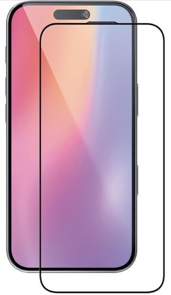 2 Pack Tempered Glass Screen Guard Protector Compatible with iPhone 16 Pro Max