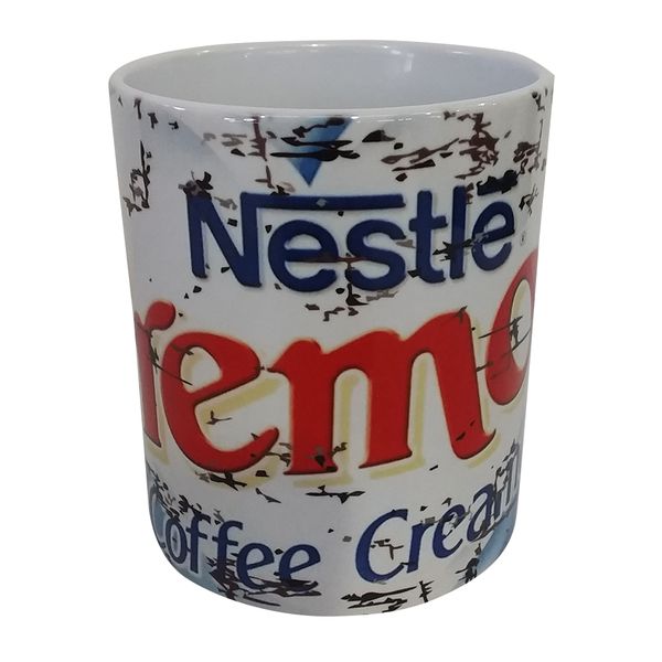 Vintage `Kitchen Tin` Coffee Mug - Cremora Coffee Creamer Mug