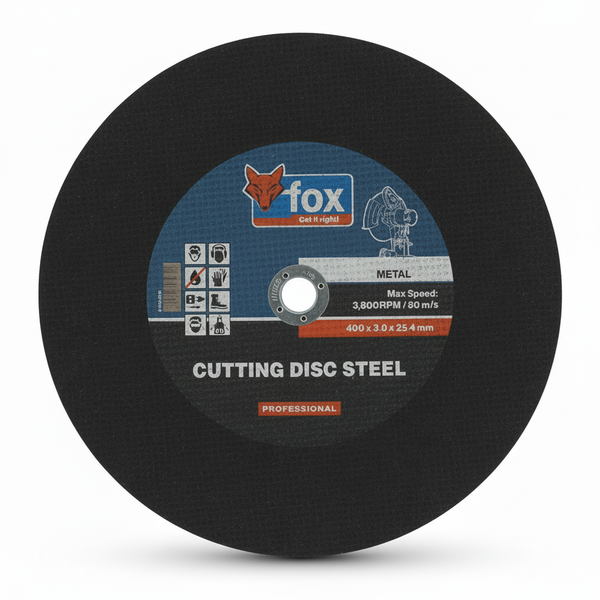 Fox Cutting Disc Steel 400 mm x 3.2 mm x 25.4 mm for Metal