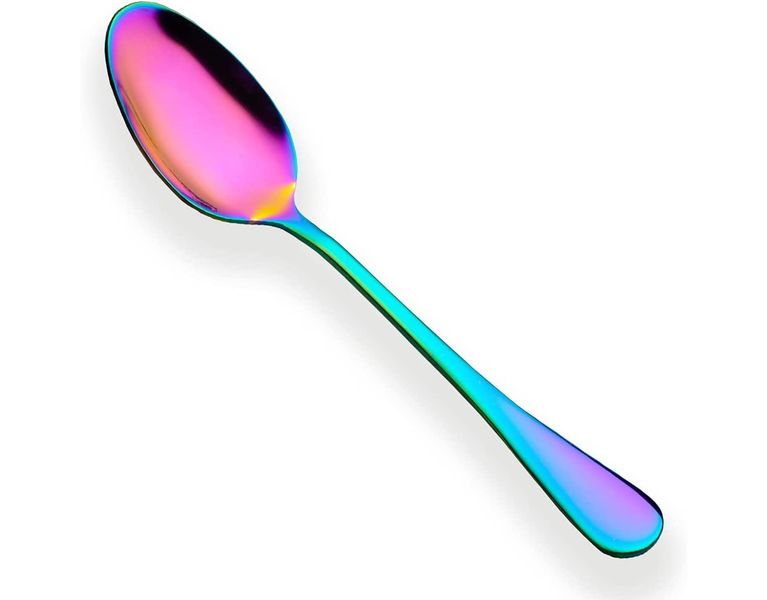 6 Piece Stainless Steel Rainbow Tableware Tablepoons