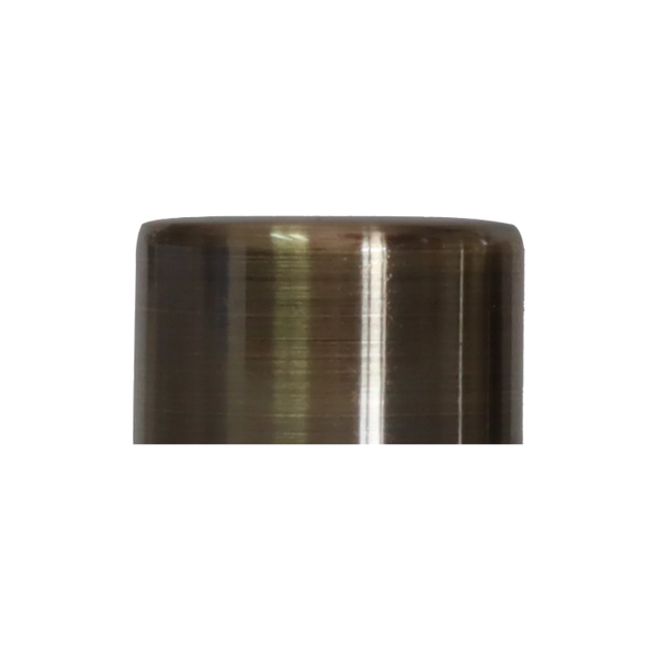 25mm End Cap Finial -Brushed Bronze