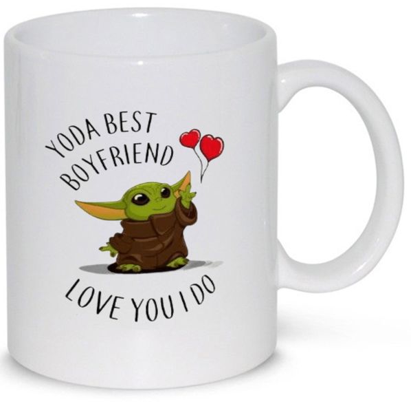 Yoda Best Boyfriend Love You I Do Birthday Christmas Anniversary Gift Mug