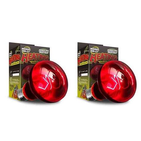 Reptile Infrared Heat Lamp 75W x 2 pc Shop Today. Get it Tomorrow takealot