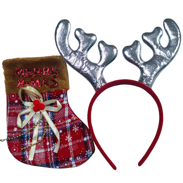 Christmas Headband and Stocking Set B5