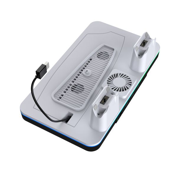 PS5 Cooling Stand with Controller Charger for PS5/PS5 Slim