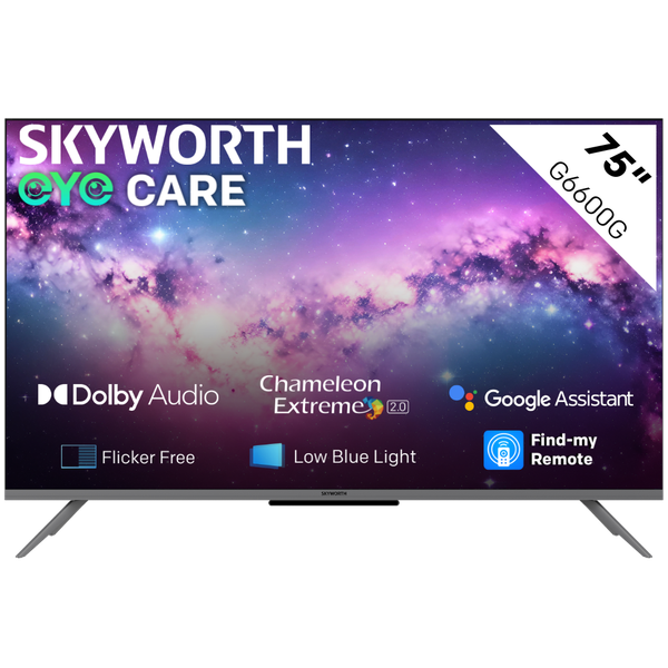 Skyworth 75" G6600G 4K UHD Smart Google TV with Google Assistant