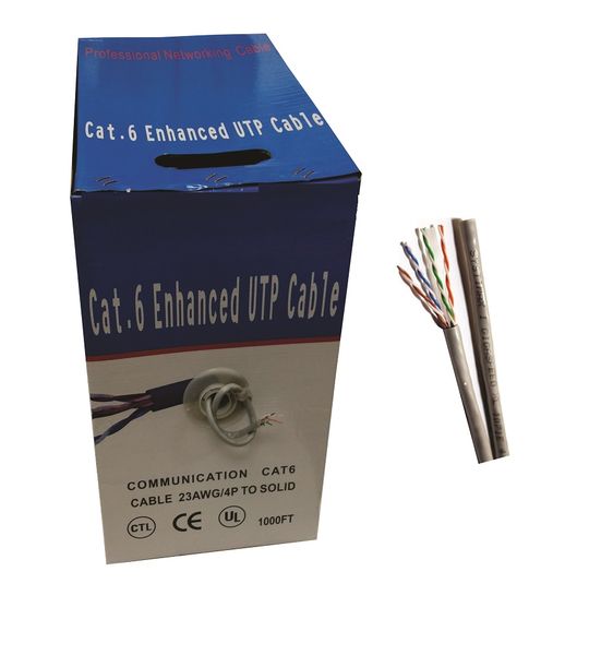 CAT 6 Enhanced UTP Cable 305 Meter (Professional Networking Cable)