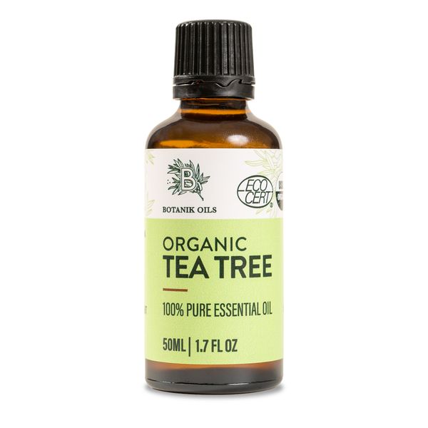 Organic Tea Tree Oil by Botanik Oils - 50ml