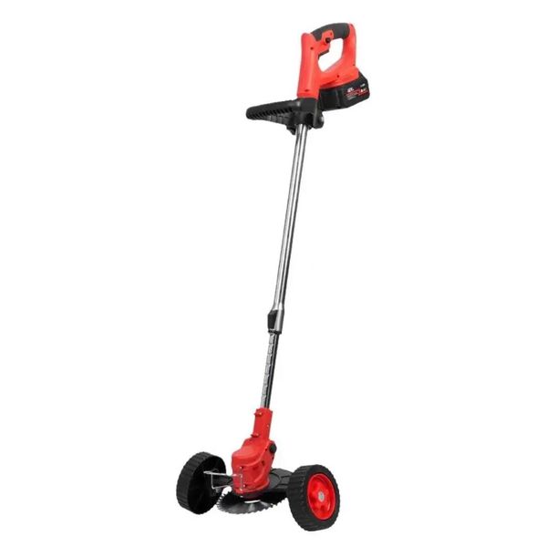 Cordless Wheeled Lawn Mower with TWO Large Capacity Lithium Batteries