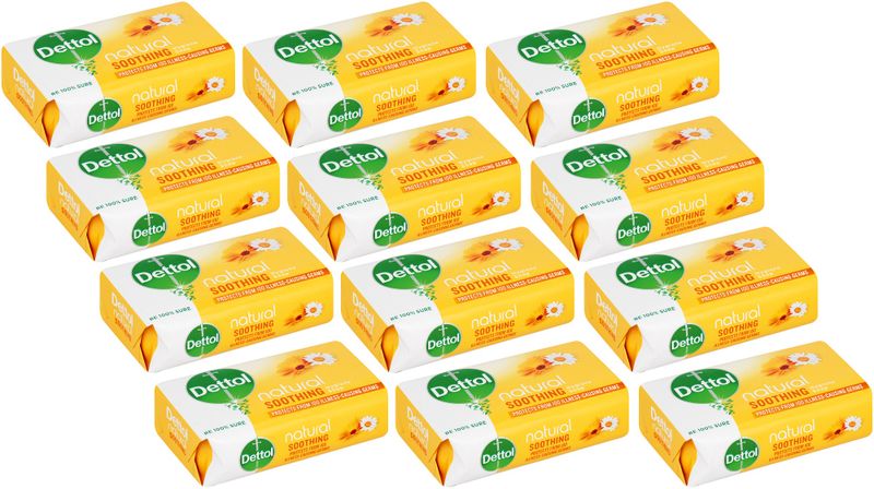 Dettol Soap Soothing - 12 x 175g