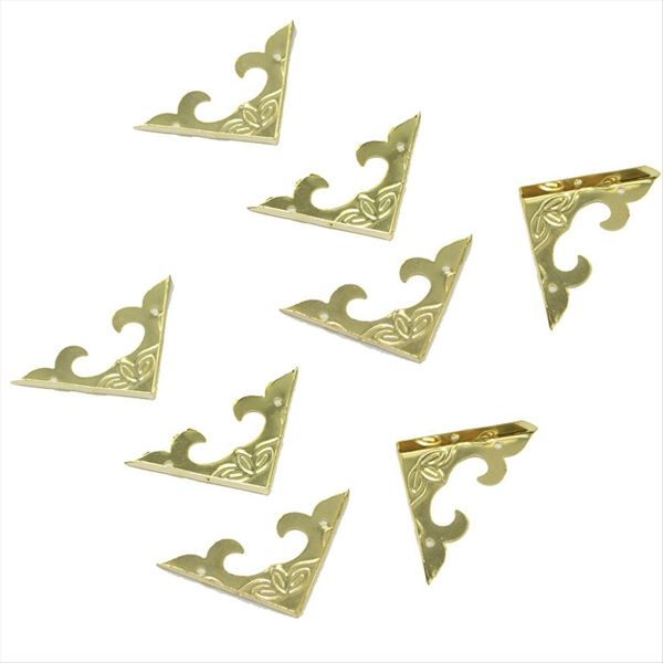 Yellow Book Scrapbook Album Corner Stand Antique Decorative Crafts