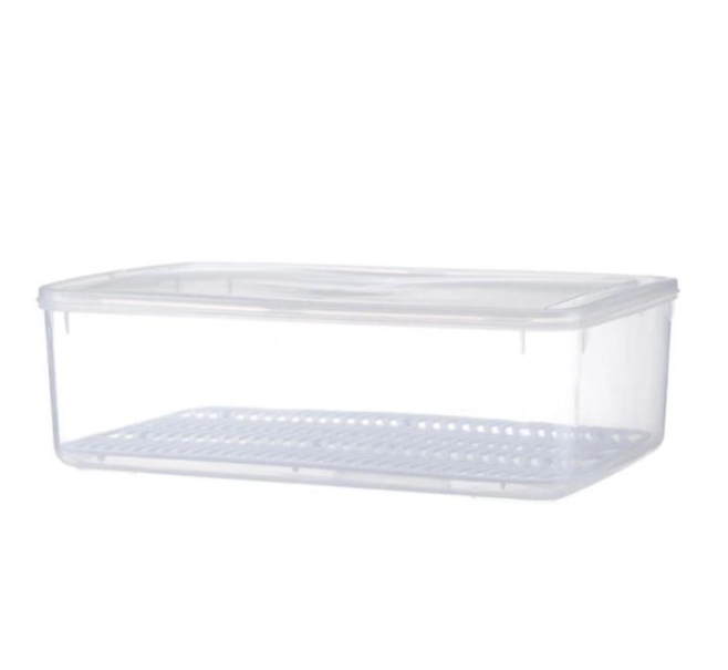 Unique & Easy Storage Transparent Food Drainage Container | Shop Today ...