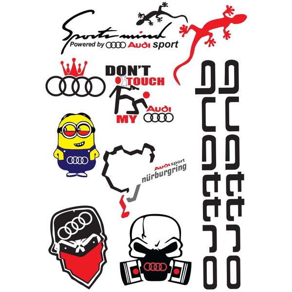 Replica Audi Decorative Sticker Kit