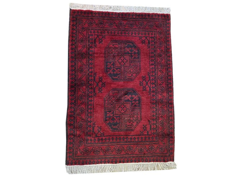 Carpetly - Afghan Elephant Foot Design Bedside Carpet - 122 x 84 CM