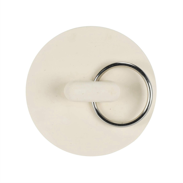 2In White Rubber Wash Basin Bathtub Plug Sink Plug Compatible with None