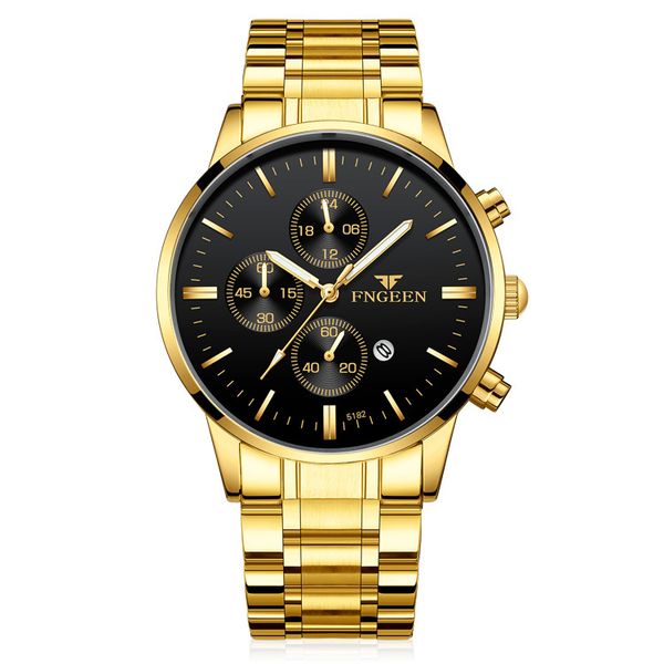 Fenzun Glass Watch Men's Mesh Band Student Watch Ultra Thin Waterpro