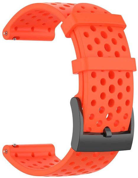 Silicone Mesh Strap Compatible with Suunto 9- Dark Orange