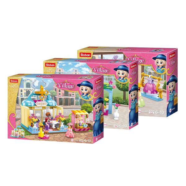 Sluban Building Set: Village Store 3-in-1 Bundle