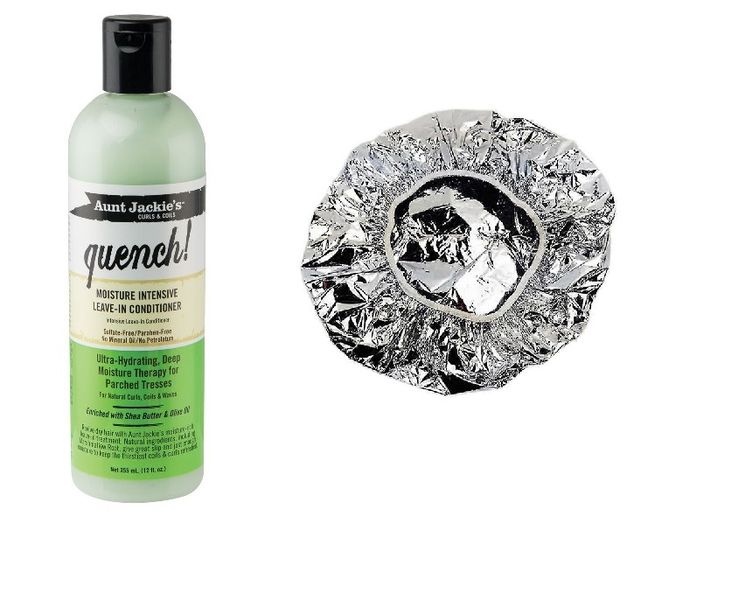 Aunt Jackie's Quench Moisture Intensive Leave-In Conditioner + Foil Cap