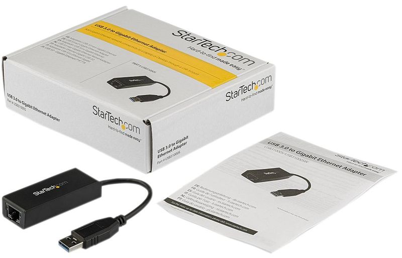 Startech (USB31000S) Ethernet NIC Network Adapter, USB 3.0 to Gigabit
