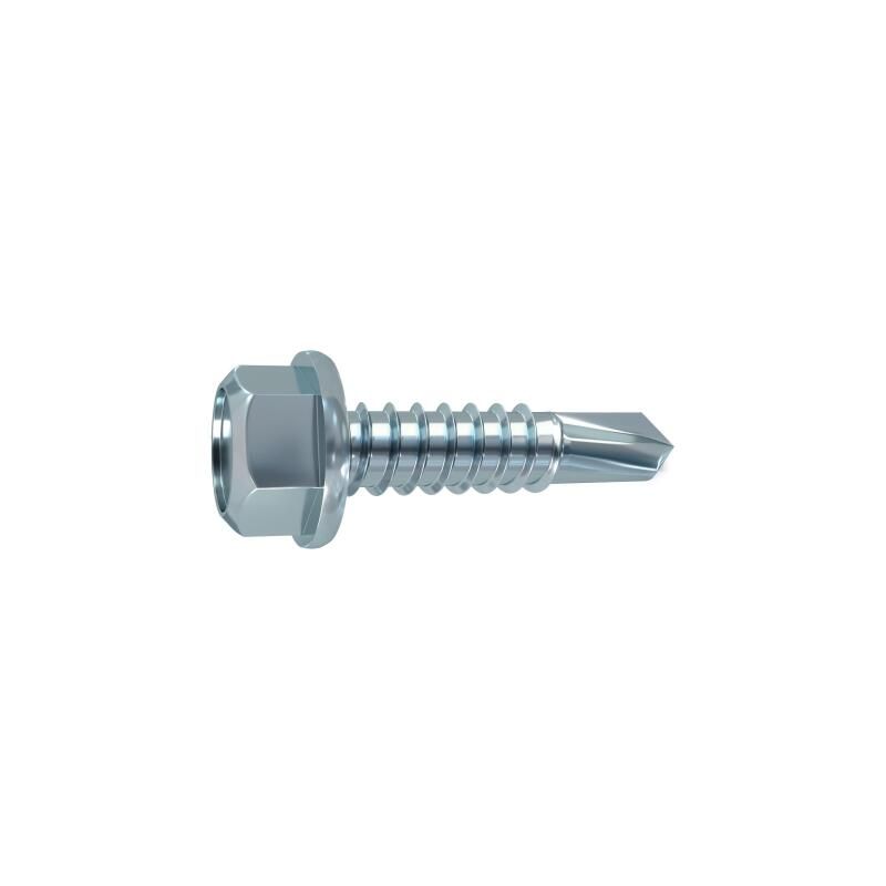 V25 Self-Drilling Screw Hex Steel Wzp+Cr3 5.5x32 - 100CB