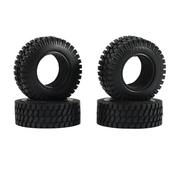 4Pcs 75Mm Rubber Wheel Tires Tyre For Axial Yeti Jr 90069 D90 Tf2