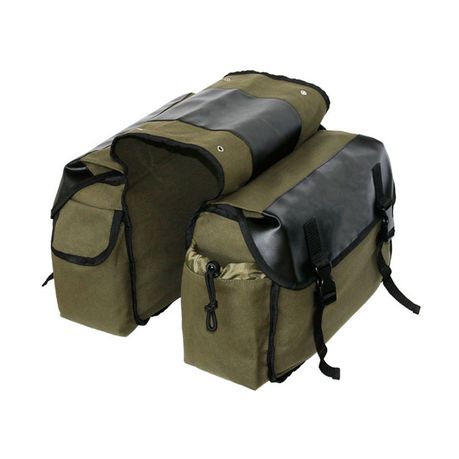 Motorcycle Canvas Saddle Bag Bicycle Bike Rear Seat Bags Equine Back Pack Shop Today. Get it Tomorrow takealot