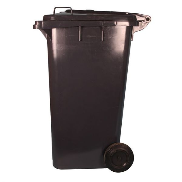 Refuse Bin 240L Black 2 Wheel