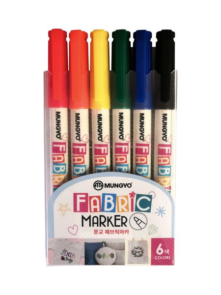 Mungyo Fabric Marker Set of 6