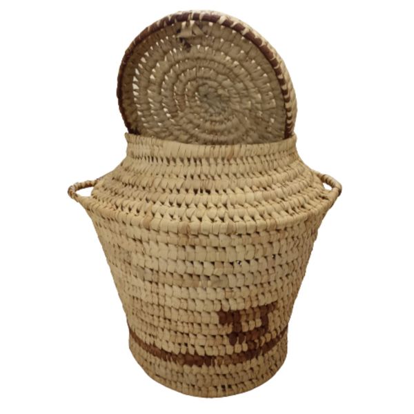 Laundry Basket Woven Storage Basket with Lid Extra large
