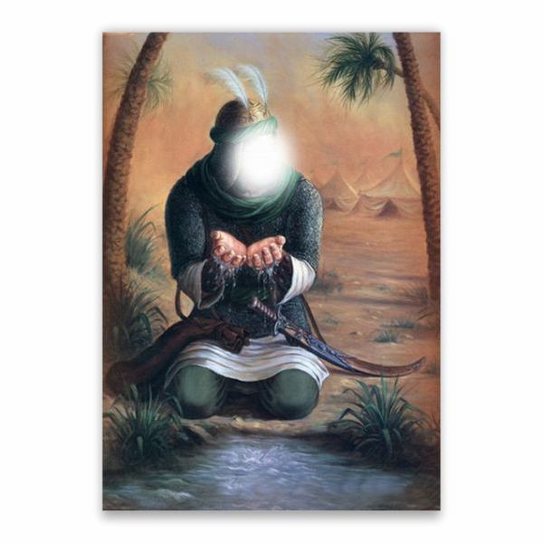 Soldier In the Desert Poster - A1