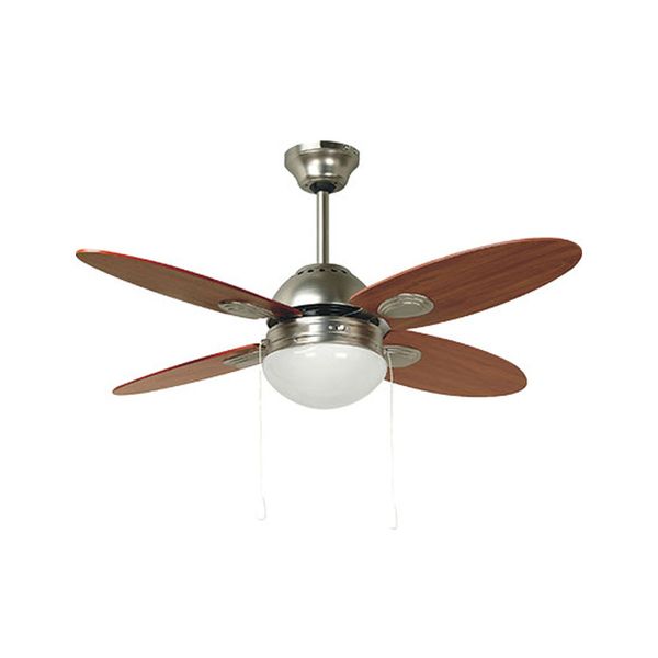 ACDC - 230v Ceiling Fan Reversible 4 Blade E27 Lamp