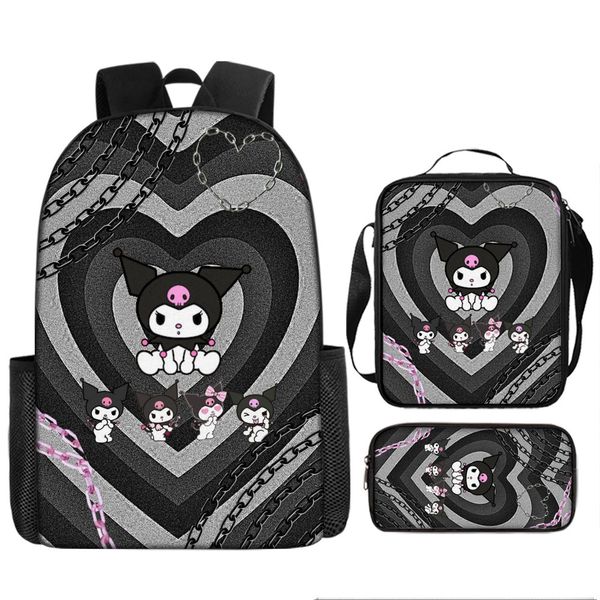 Lunch Box &amp; Pencil Case -Kuromi image