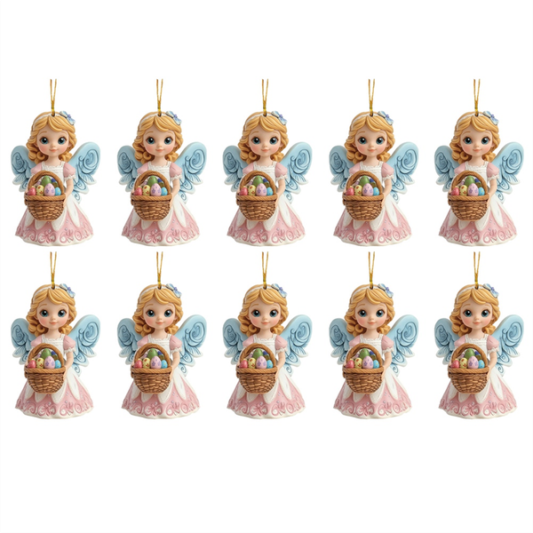 Sweet Angel Girl Acrylic Keychain Car Rearview Mirror Accessories Backpack