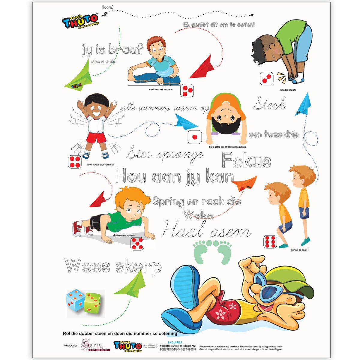 Thuto Teach Oefen Mat vir seuns Afrikaans Shop Today. Get it Tomorrow!