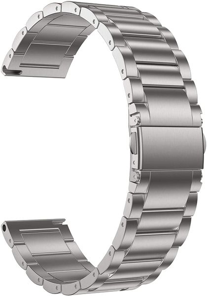 20mm Stainless Steel Strap Compatible with Huawei GT - Silver