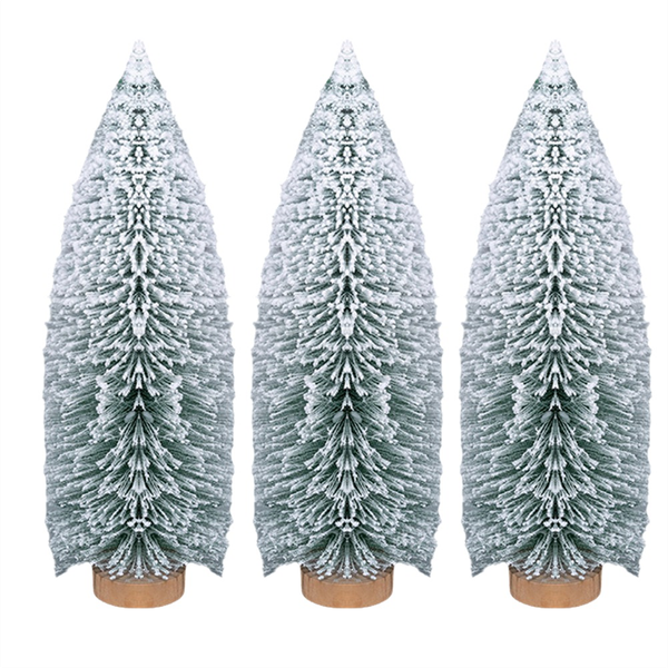 Snowflake Christmas Tree Mini Christmas Tree Ornaments Desktop Decorations