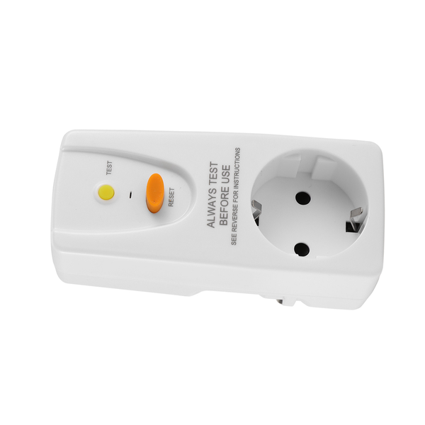 16A Gfci Leakage Protection Plug Socket Home Circuit Breaker EU Plug