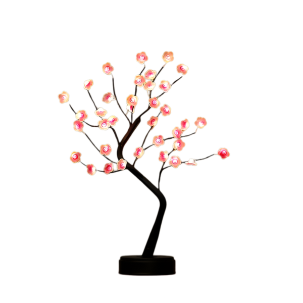 Cherry Blossom Serenity LED Tree - 36 Warm White LEDs, USB/Battery Powered