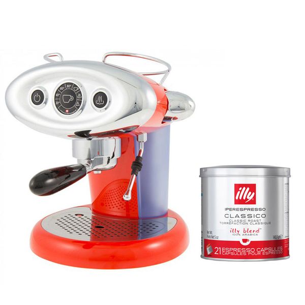 illy Francis Francis X7.1 Hypo Capsule Coffee Machine with Regular Capsules