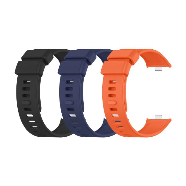 3 PACK Silicone Strap Compatible With Redmi Watch 5/4 Xiaomi Band 9/8 pro